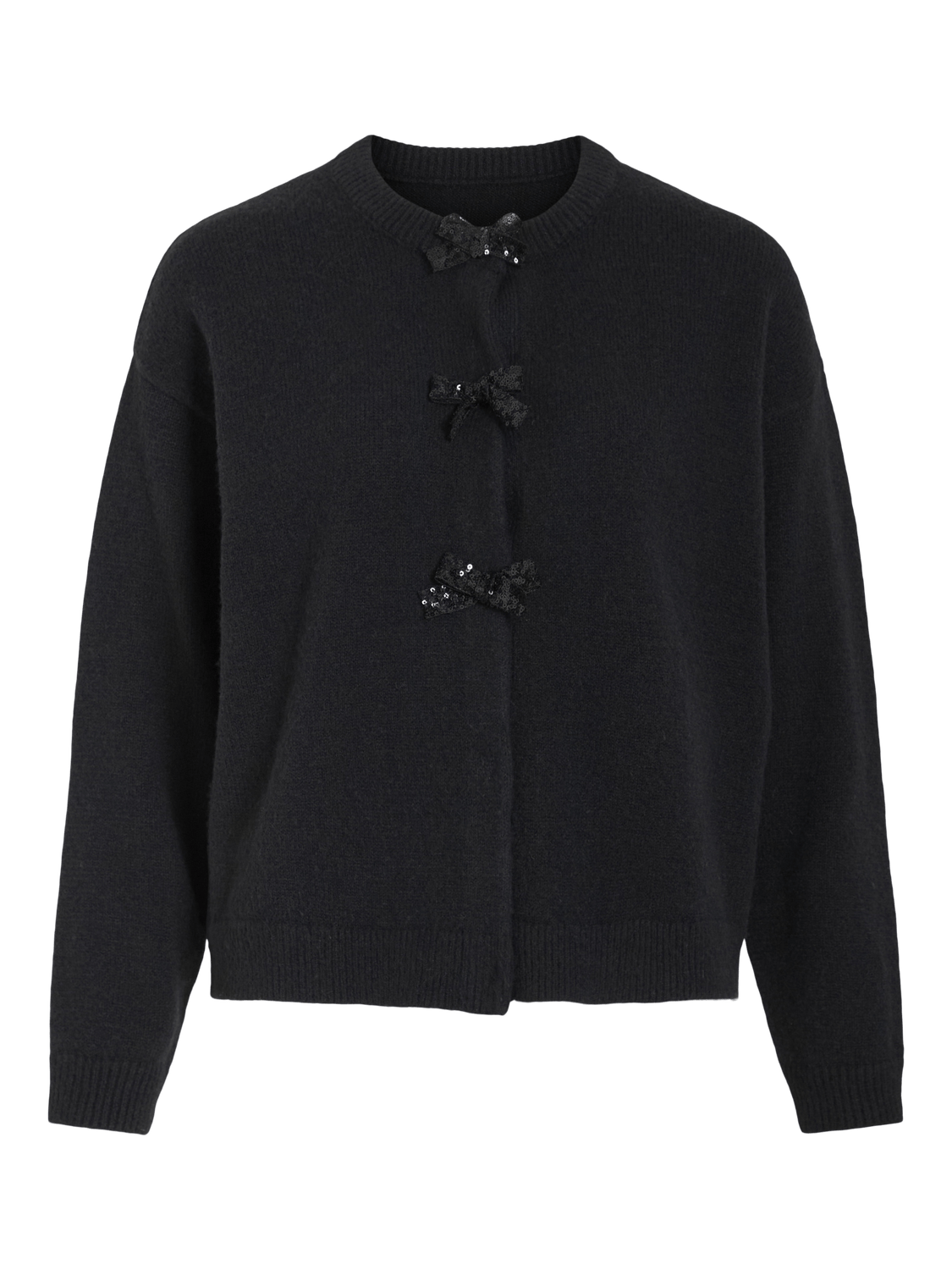 VIBRIANNA Knit Cardigan - Black Beauty - VERO MODA & VILA Bergvik